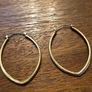 Fossil gold toned earrings